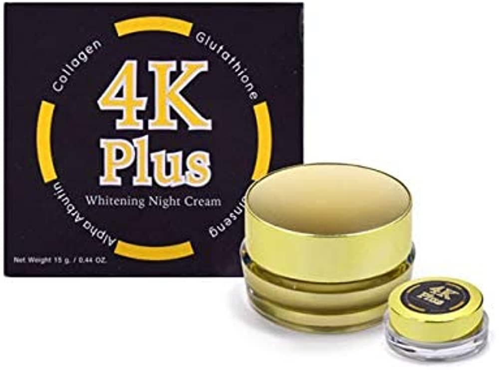 4K Plus Night Cream 20G, Whitening Cream For Male & Femalee