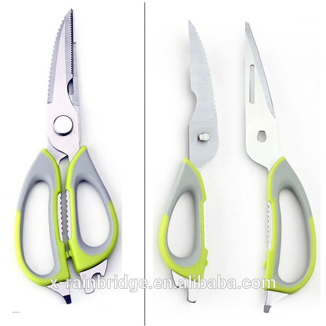 Multiple Stainless Steel Detachable Kitchen New Functional Scissors With Magnetic Holder