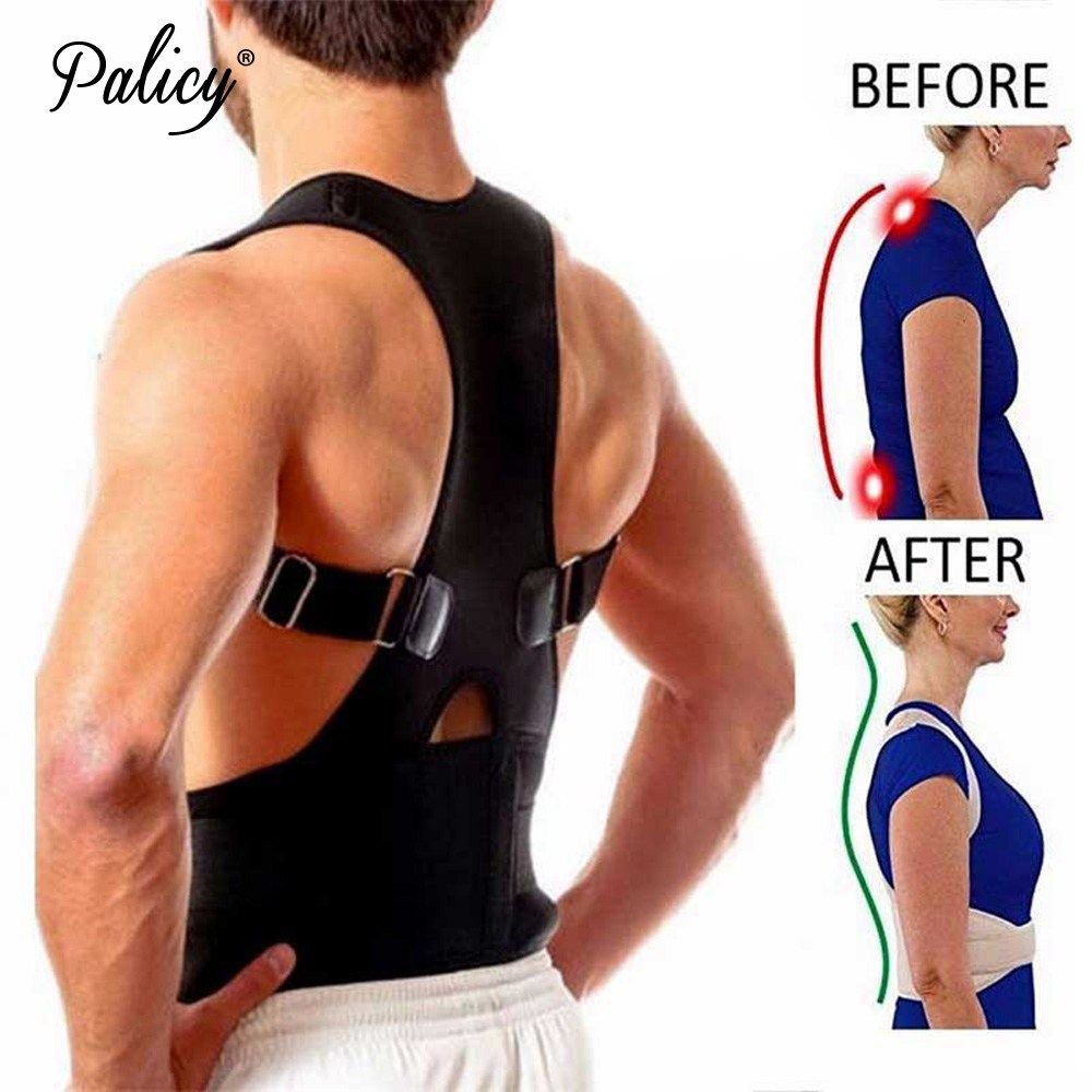 Magnetic Corset Posture Corrector Clavicle Fracture Support Back Shoulder Correction Brace Belt